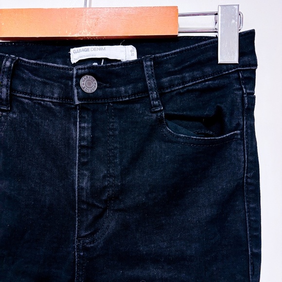 GARAGE – Black distressed skinny jeans | Stretch denim • - Picture 7 of 11